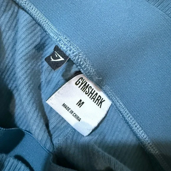 Gymshark Teal Ribbed Joggers - Picture 5 of 5